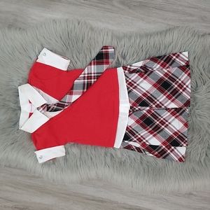 Schoolgirl inspired dress with matching tie